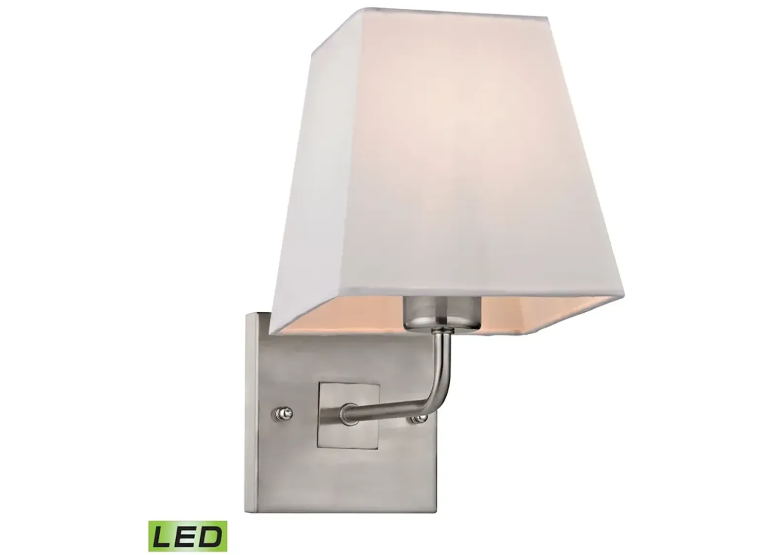 Beverly 10" High 1-Light Sconce - Brushed Nickel