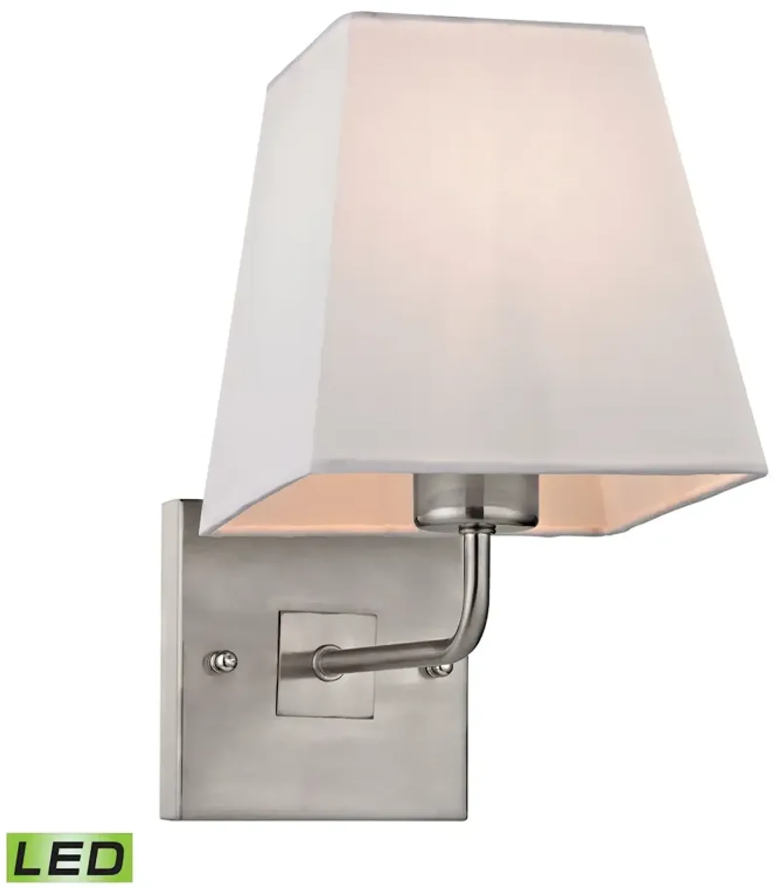 Beverly 10" High 1-Light Sconce - Brushed Nickel