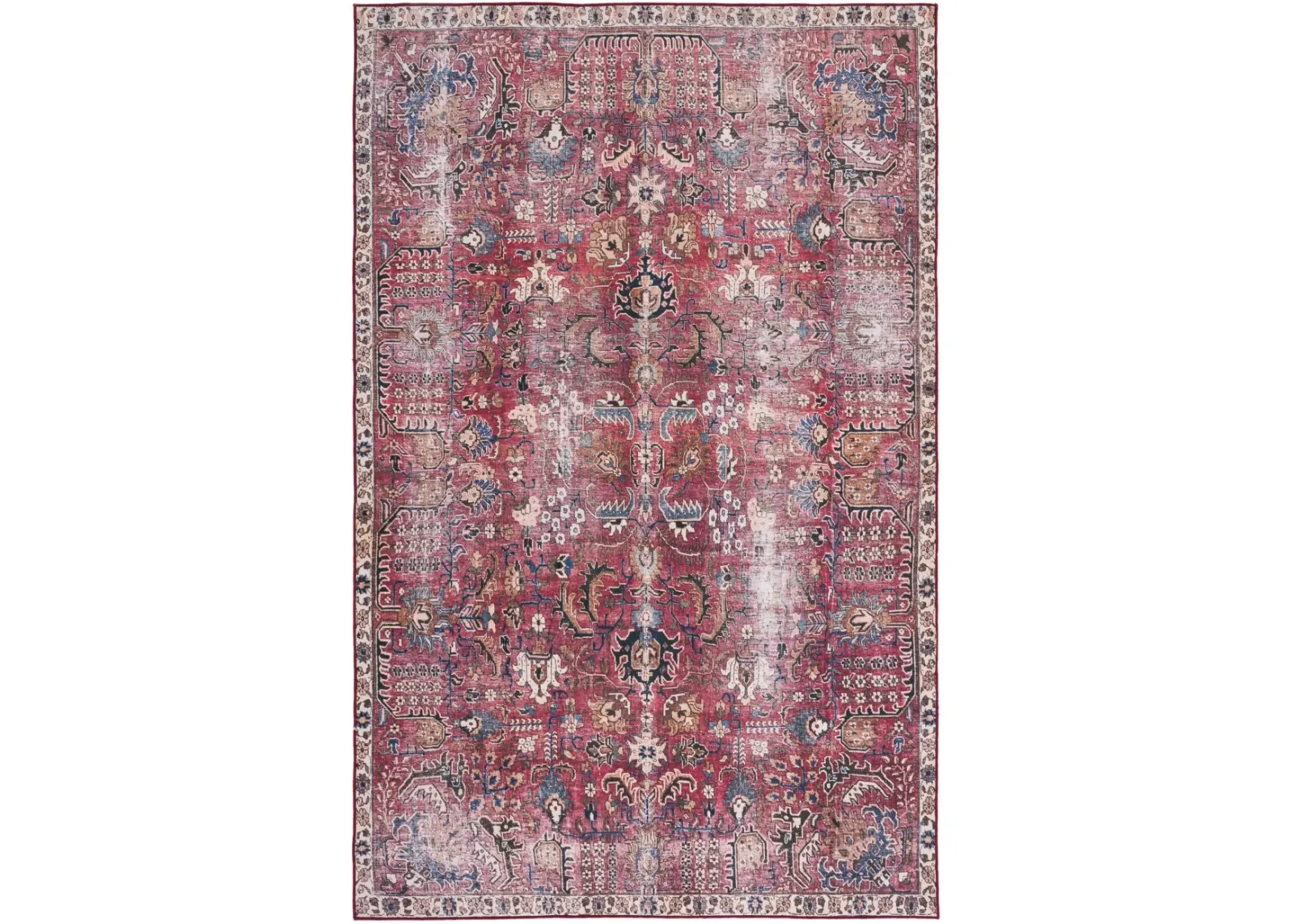 TUCSON 174 M/W S/R RED  10' x 14' Large Rectangle Rug