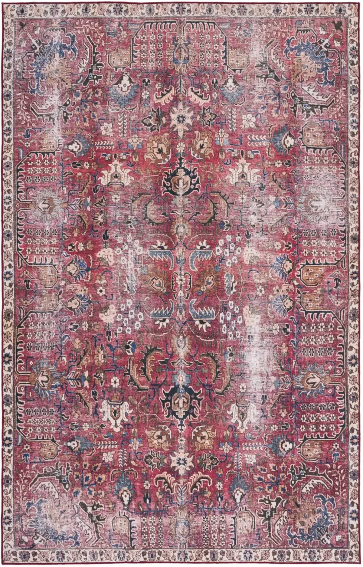 TUCSON 174 M/W S/R RED  10' x 14' Large Rectangle Rug