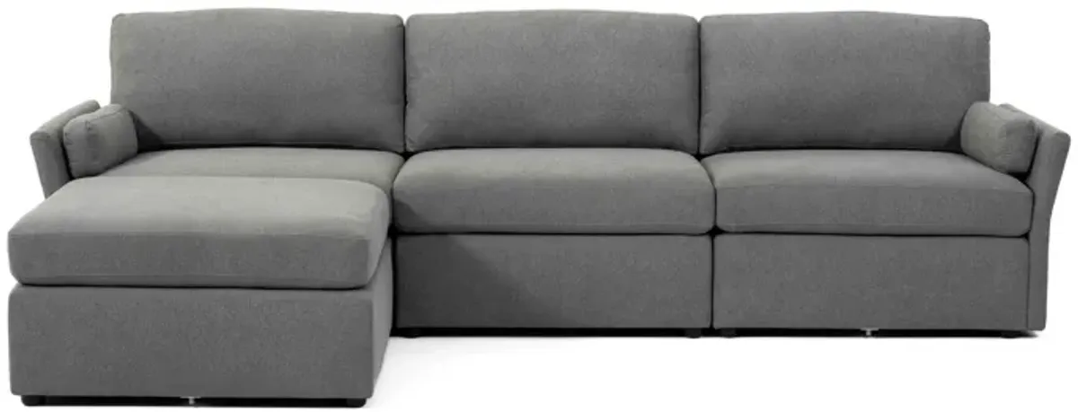 Catarina Gray Chaise Sectional