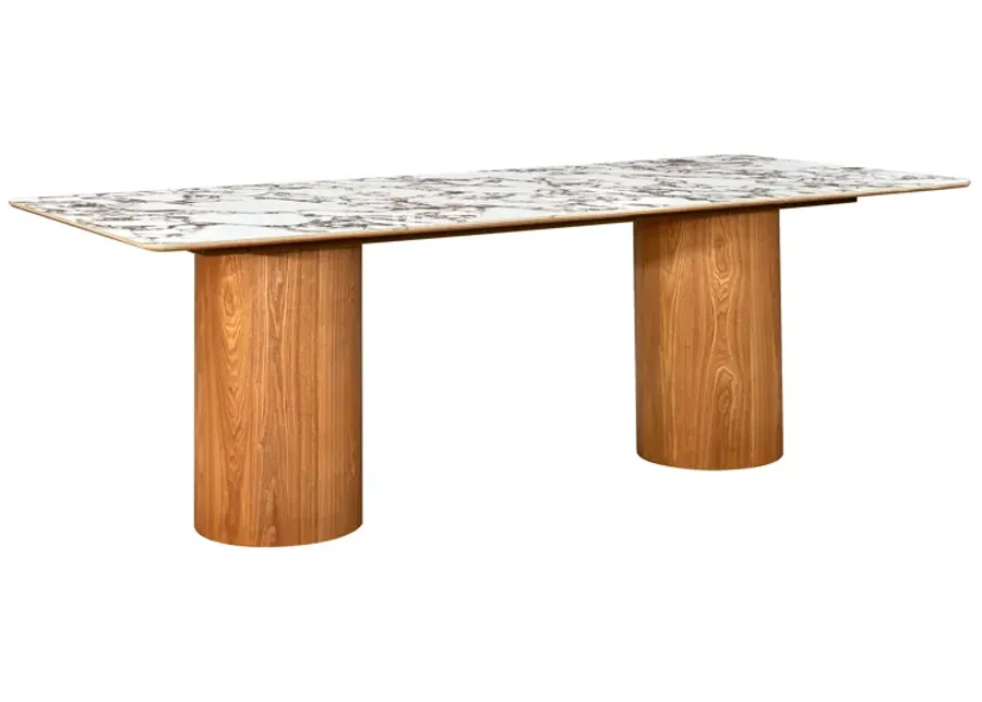 Tamara Marble Ceramic Rectangular Dining Table