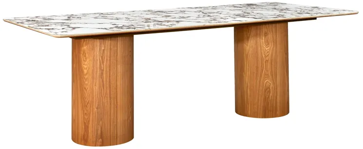 Tamara Marble Ceramic Rectangular Dining Table