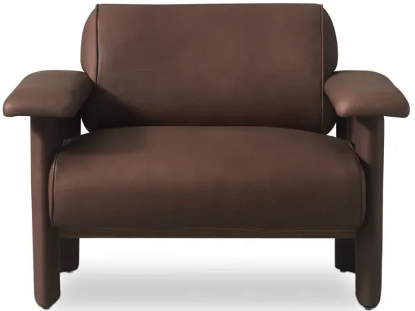 Marcello Lounge Chair Dark Brown