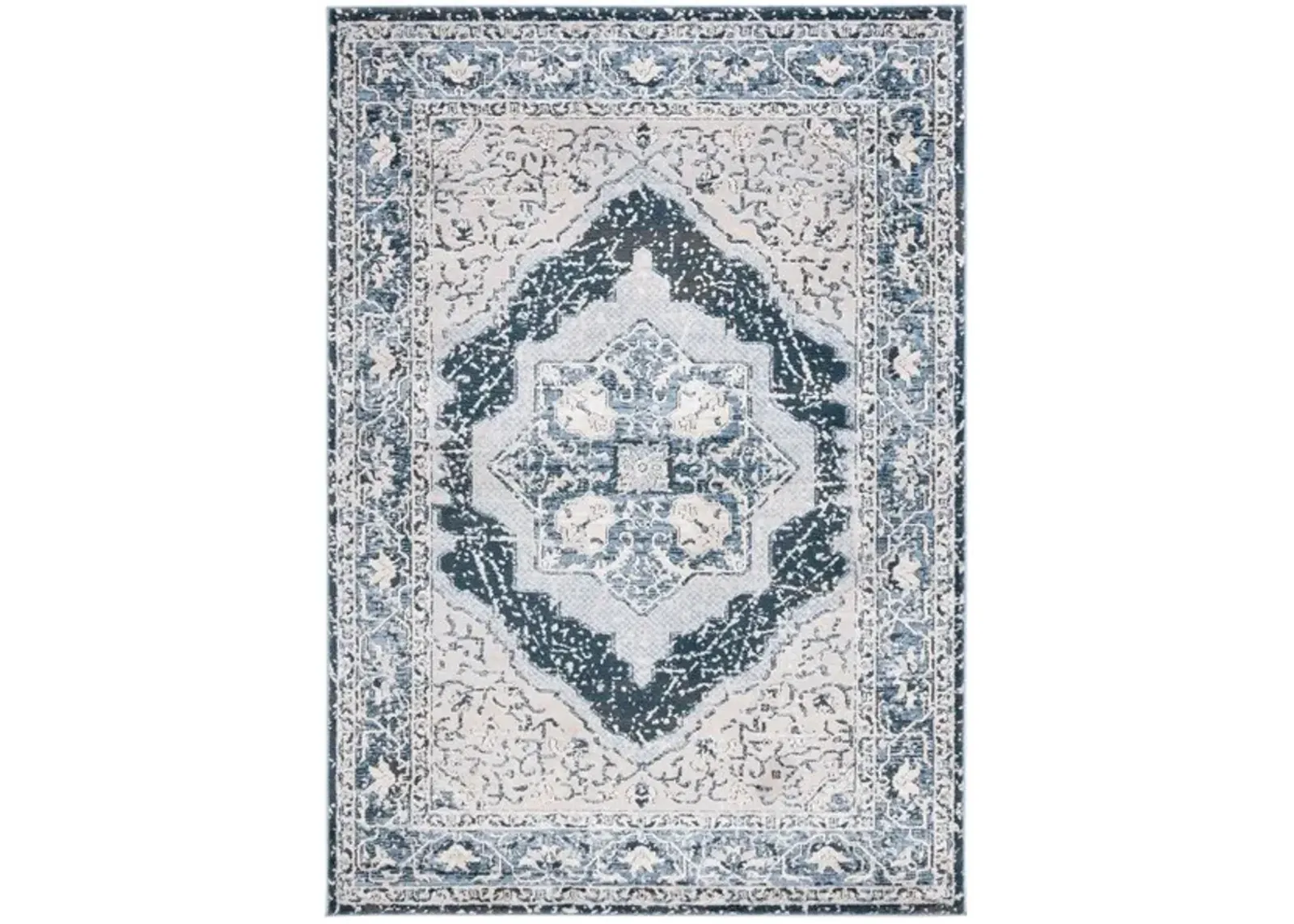 ROSEWOOD 110 Blue 5'-3' X 7'-6' Medium Rectangle Rug