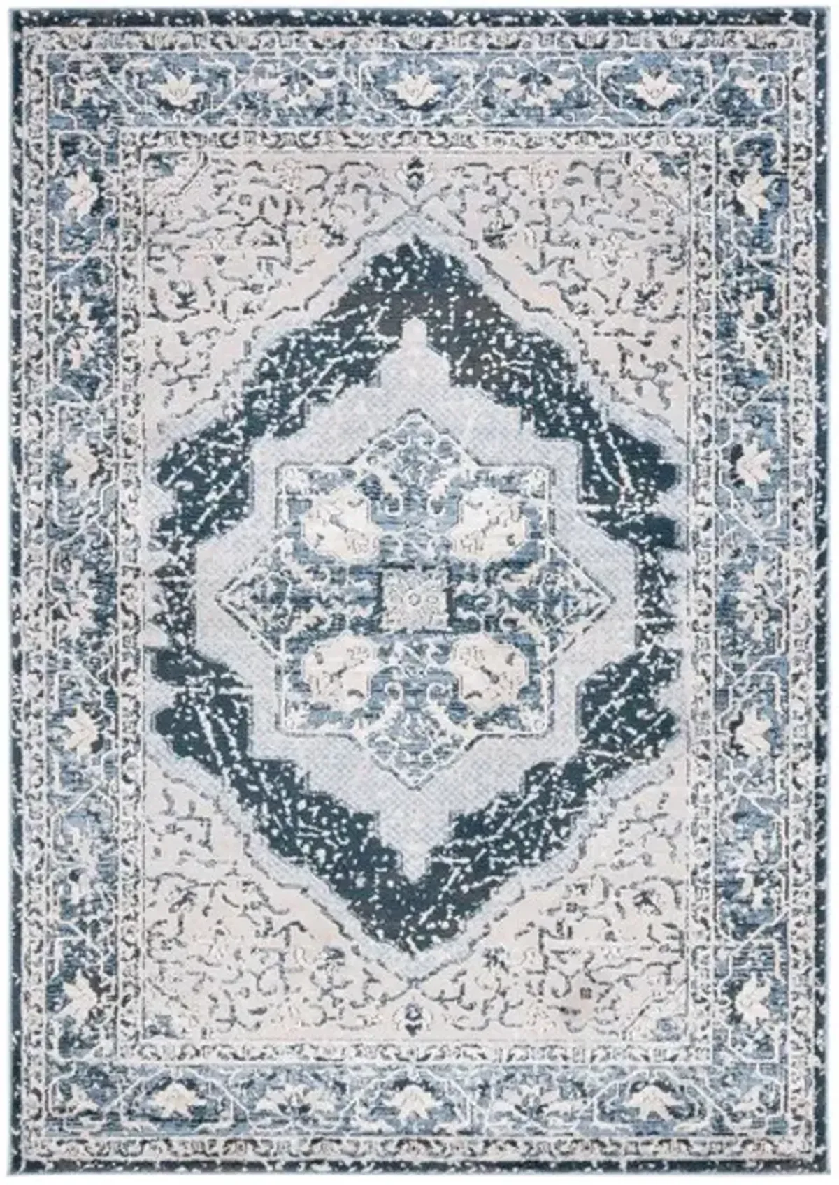 ROSEWOOD 110 Blue 5'-3' X 7'-6' Medium Rectangle Rug