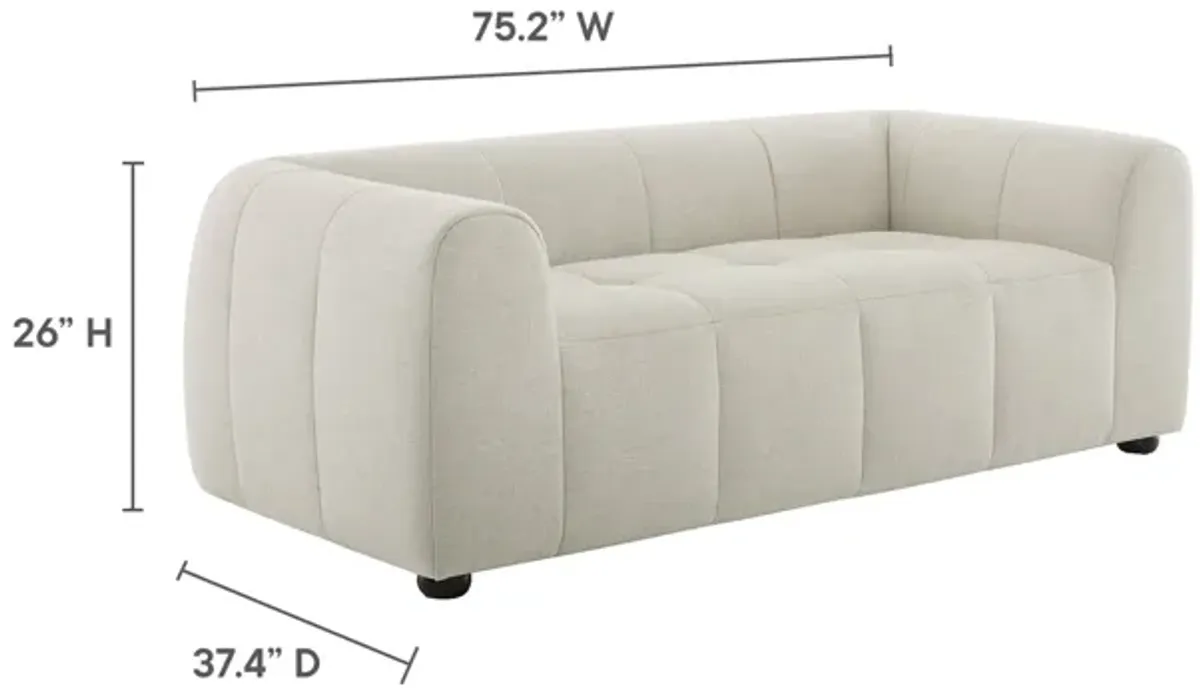 Liana Upholstered Fabric Loveseat by Modway