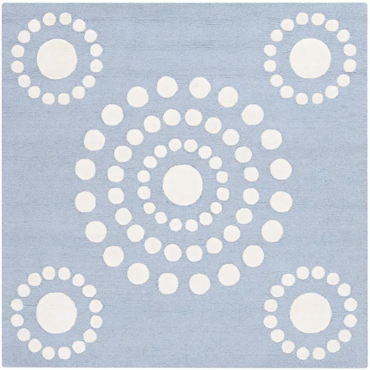 SAFAVIEH KIDS Hand Tufted 5' x 5' Square area rug