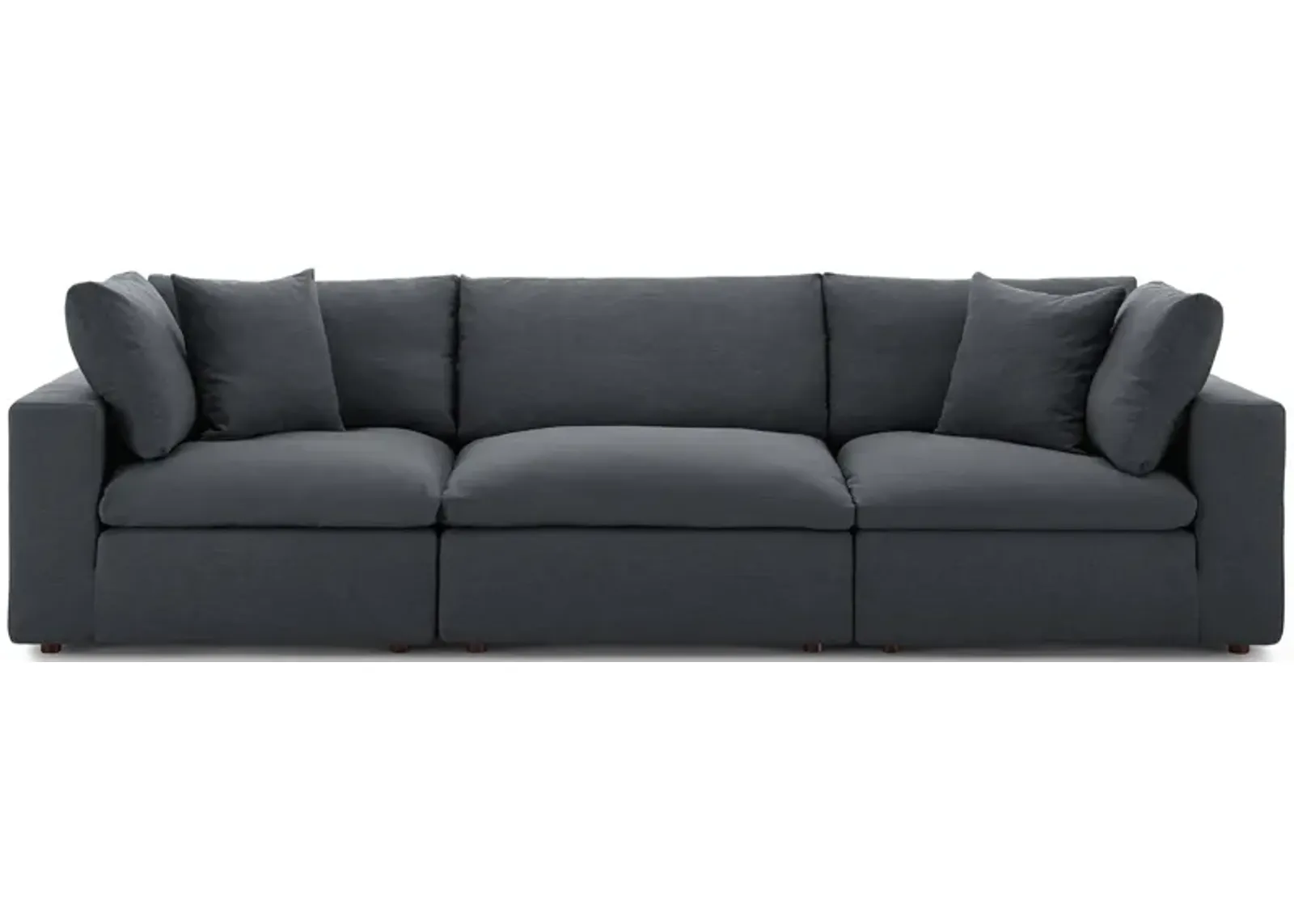 Commix Down Filled Overstuffed 3-Piece Sofa