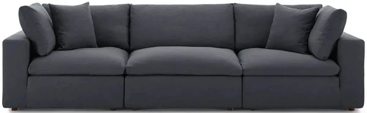 Commix Down Filled Overstuffed 3-Piece Sofa