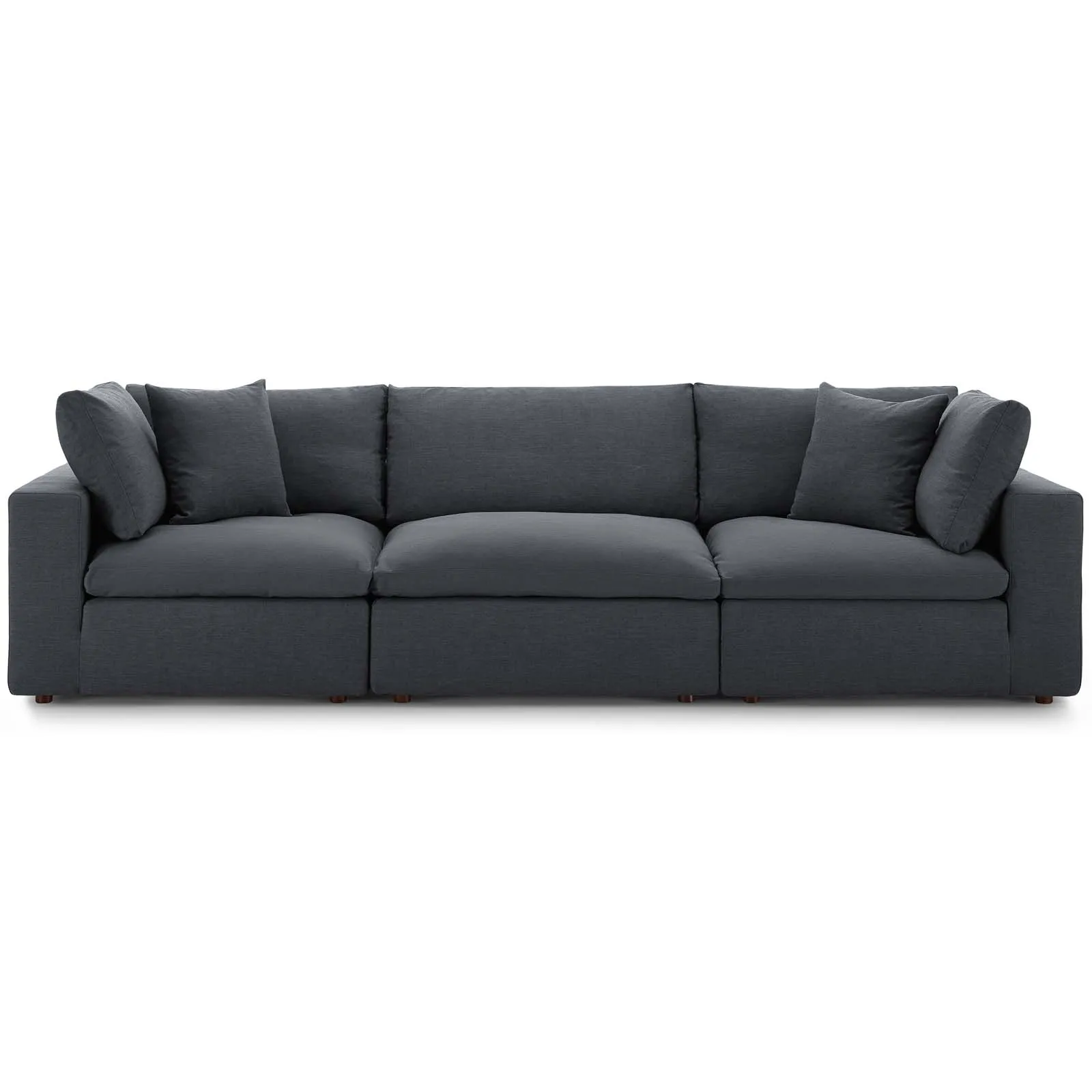 Commix Down Filled Overstuffed 3-Piece Sofa