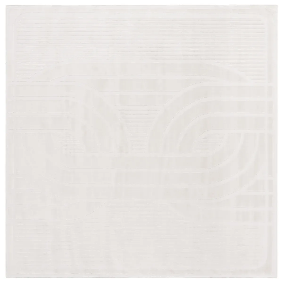 ARCHWAY 804 IVORY  6'-7' X 6'-7' Square Square Rug