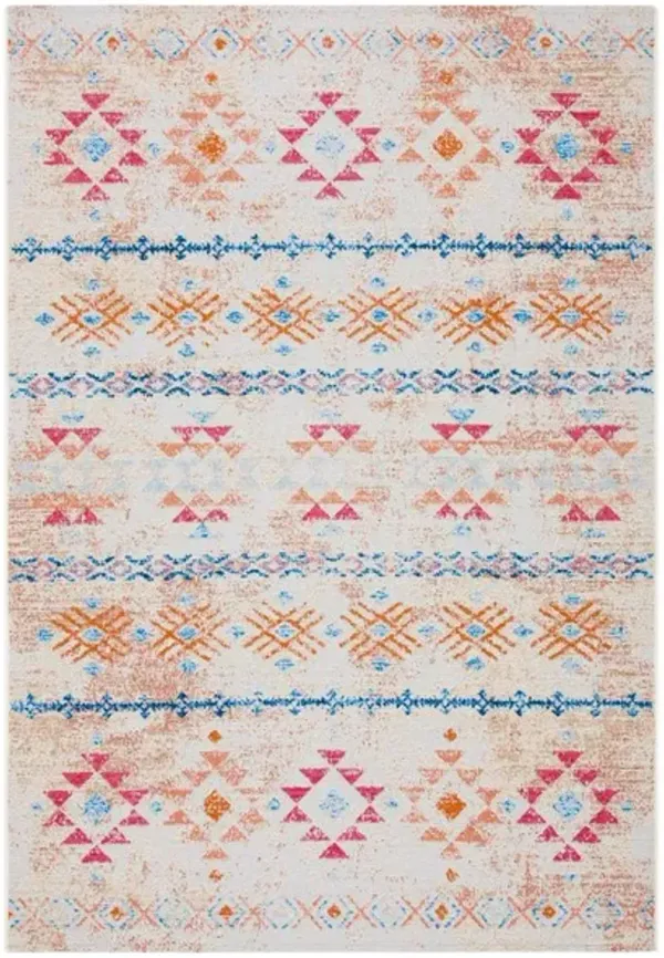 SUMMER 420 Red 6'-6' x 9'-4' Medium Rectangle Rug