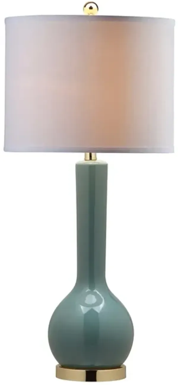 Mae 30.5-Inch H Long Neck Ceramic Table Lamp - Set of 2