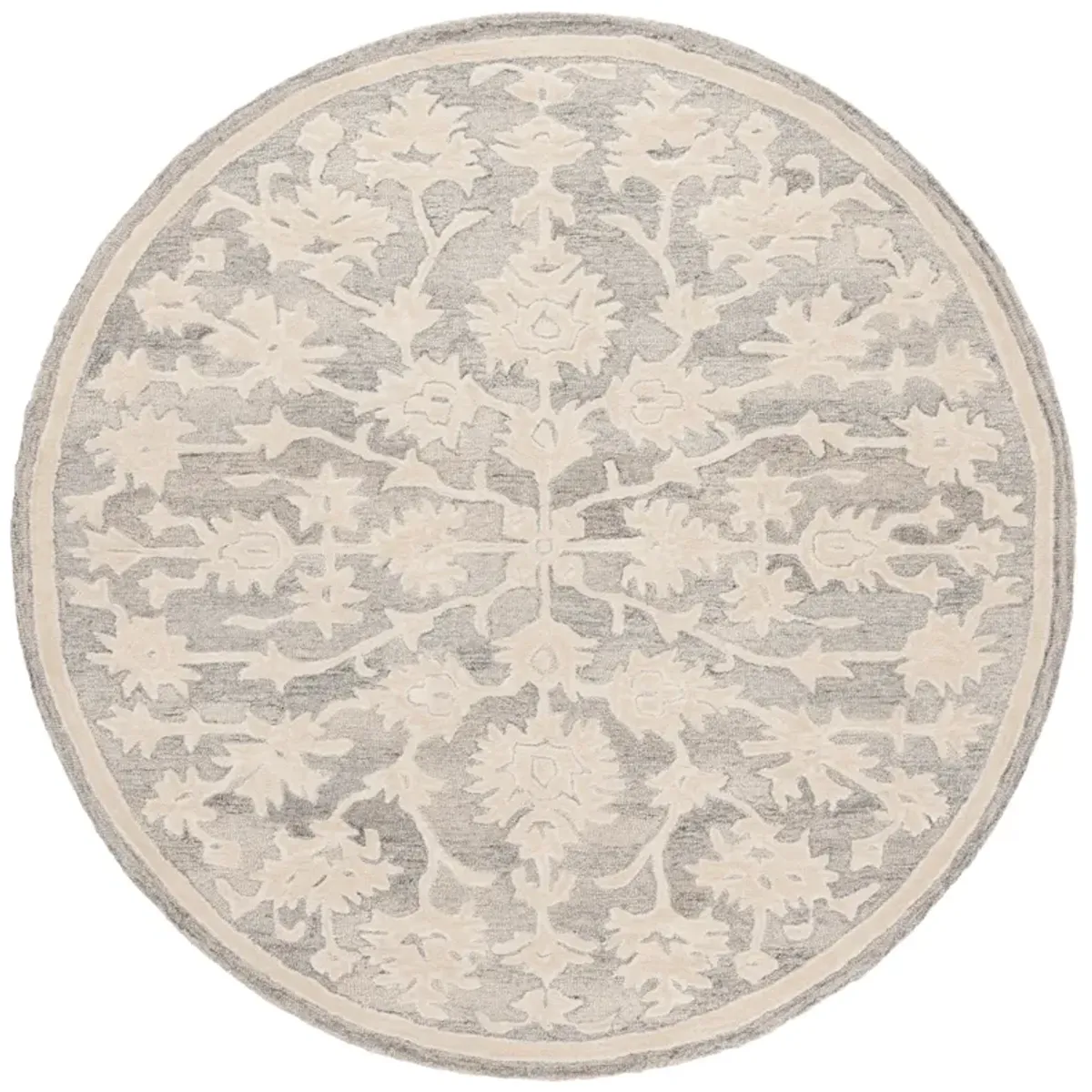 EBONY Hand Tufted 6' x 6' Round area rug