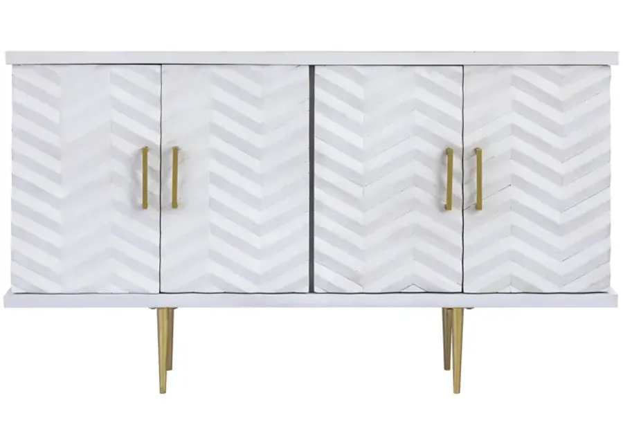 Brendle Credenza - Whitewash