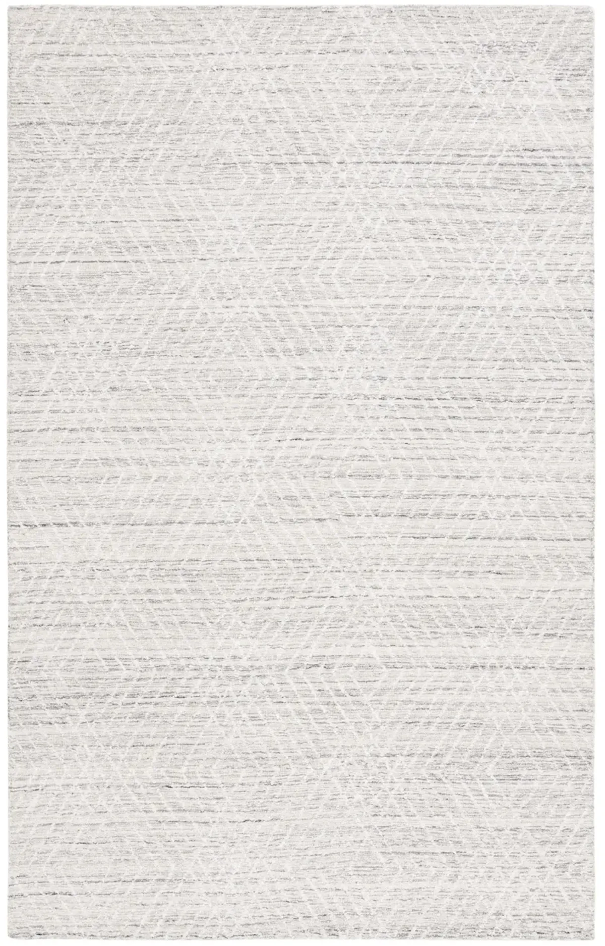 ABSTRACT Hand Tufted 4' x 6' area rug