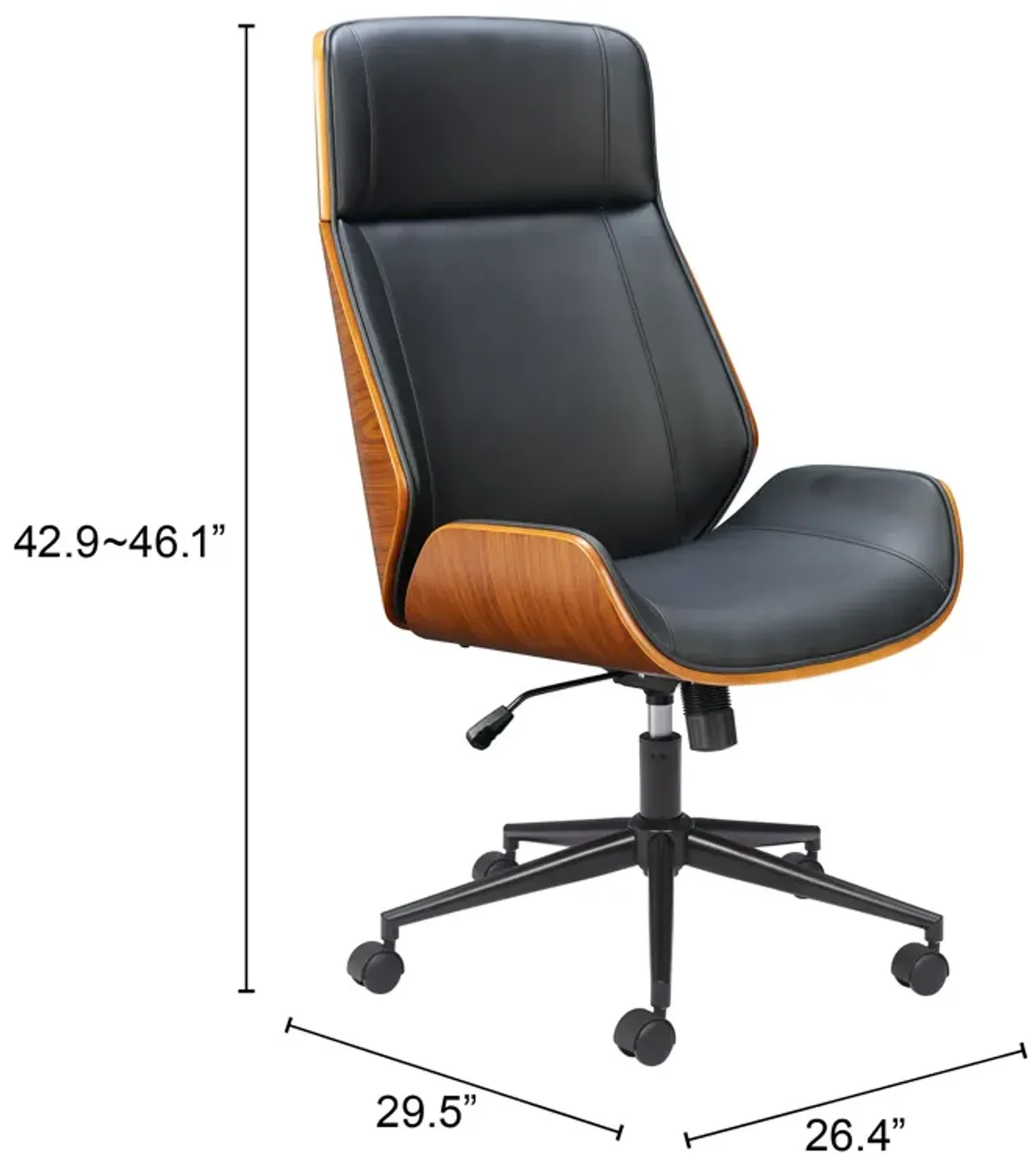 Flex High Back Office Chair Black