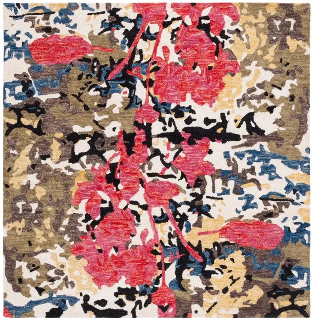 BLOSSOM Hand Tufted 6' x 6' Square area rug