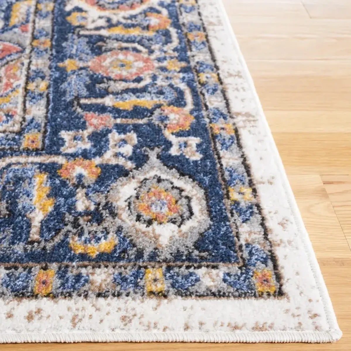 ASTORIA 404 Blue 2'-2' X 8' Runner Rug