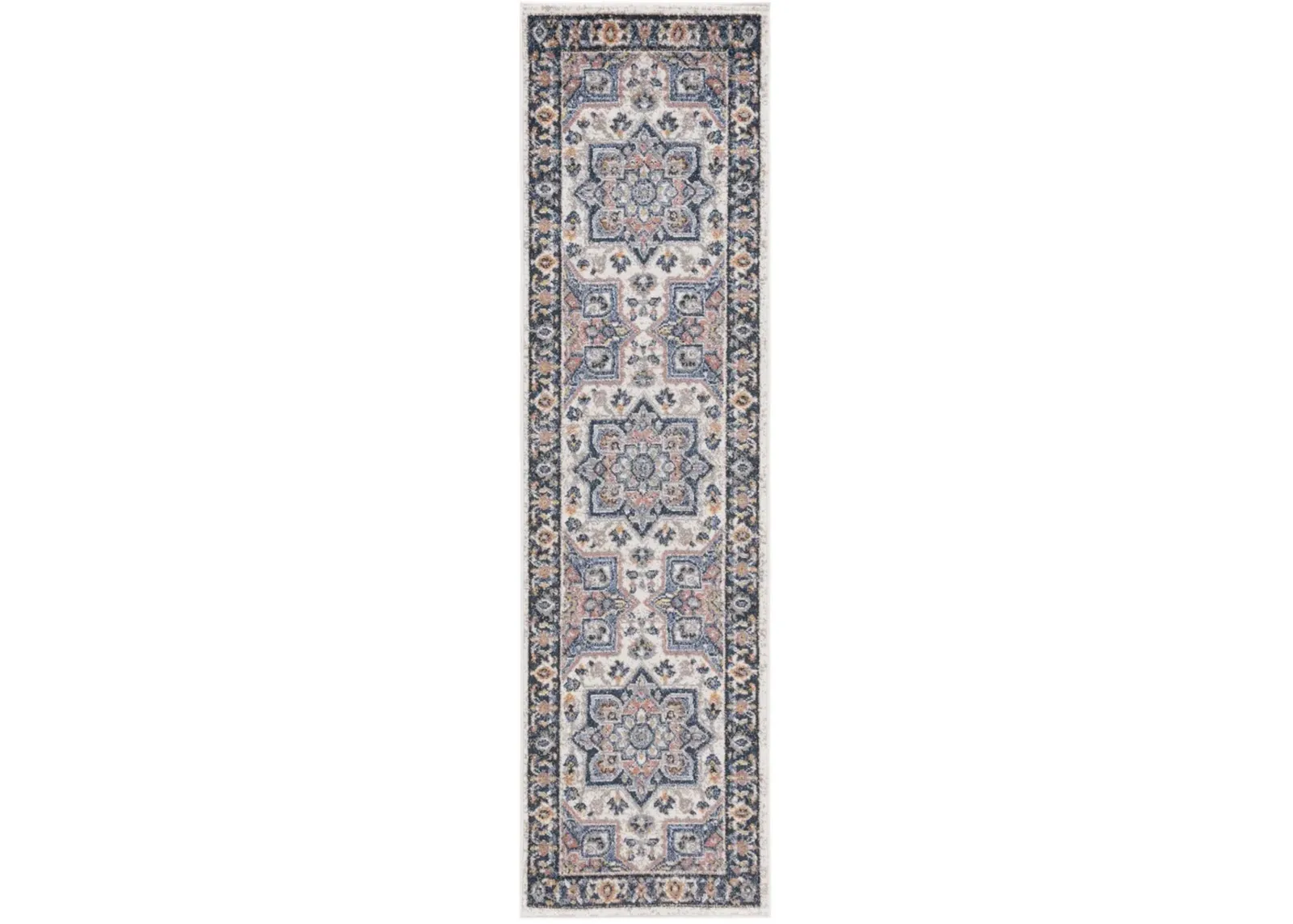 ASTORIA 404 Blue 2'-2' X 8' Runner Rug