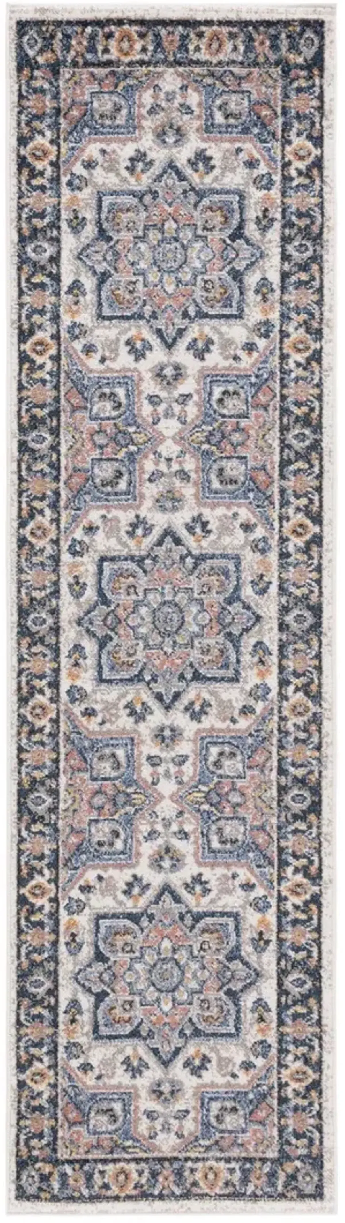 ASTORIA 404 Blue 2'-2' X 8' Runner Rug