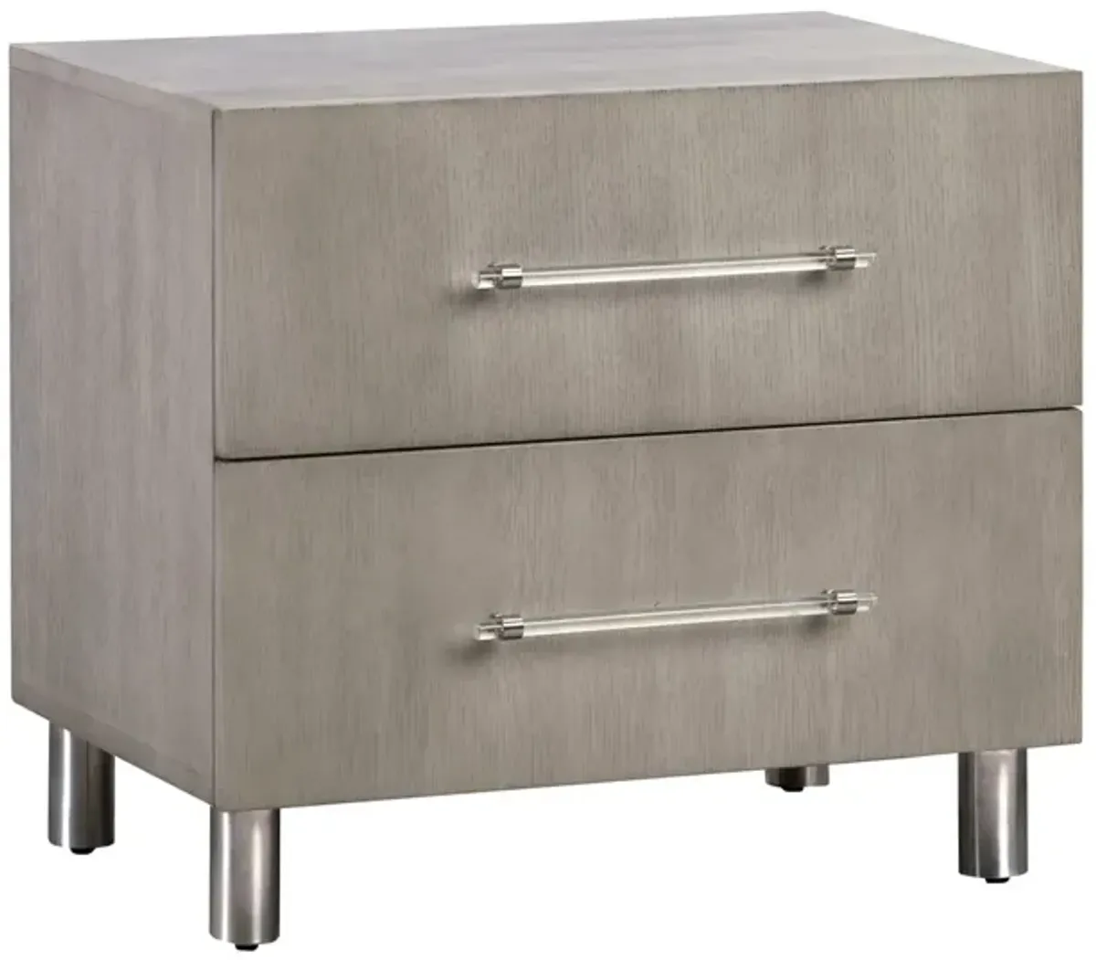 Argento Nightstand in Misty Grey