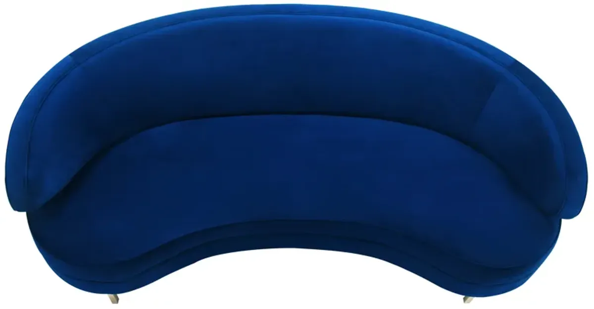 Baila Navy Velvet Sofa