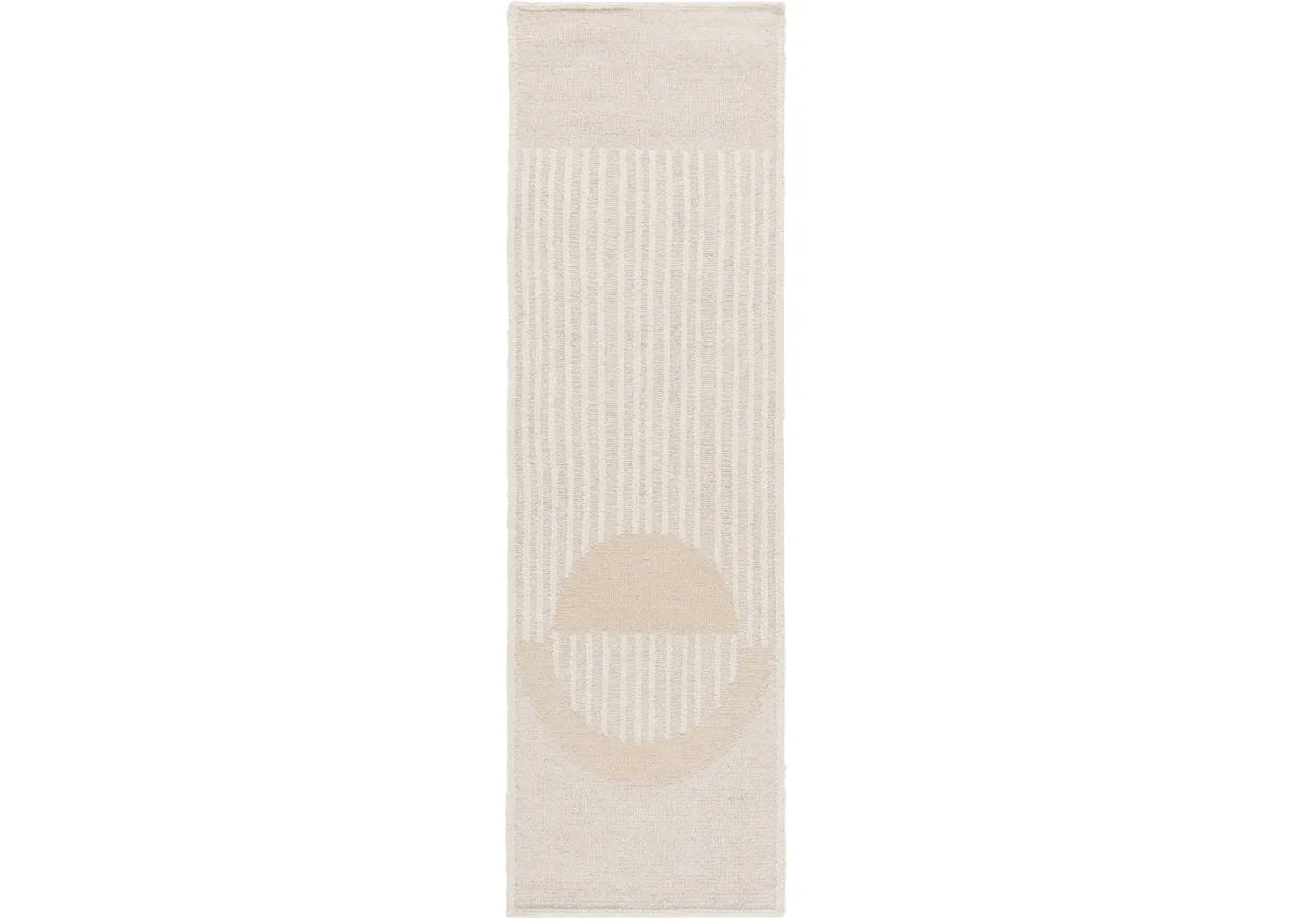 RODEO DRIVE 378 IVORY  2'-3' x 8' Runner Rug