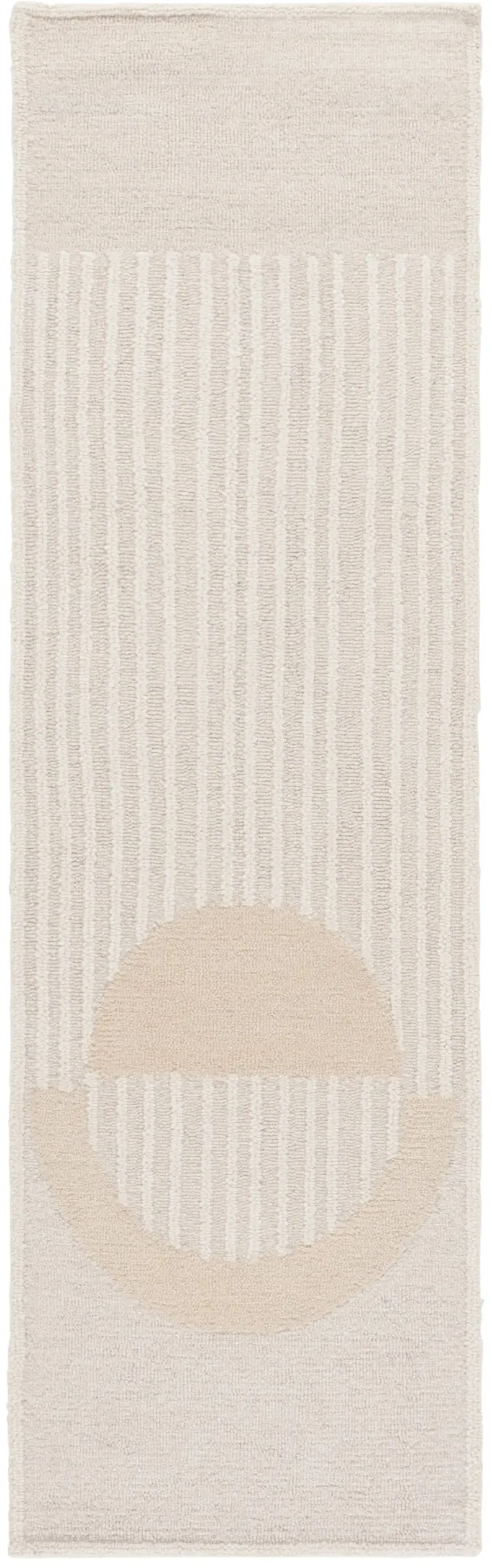 RODEO DRIVE 378 IVORY  2'-3' x 8' Runner Rug