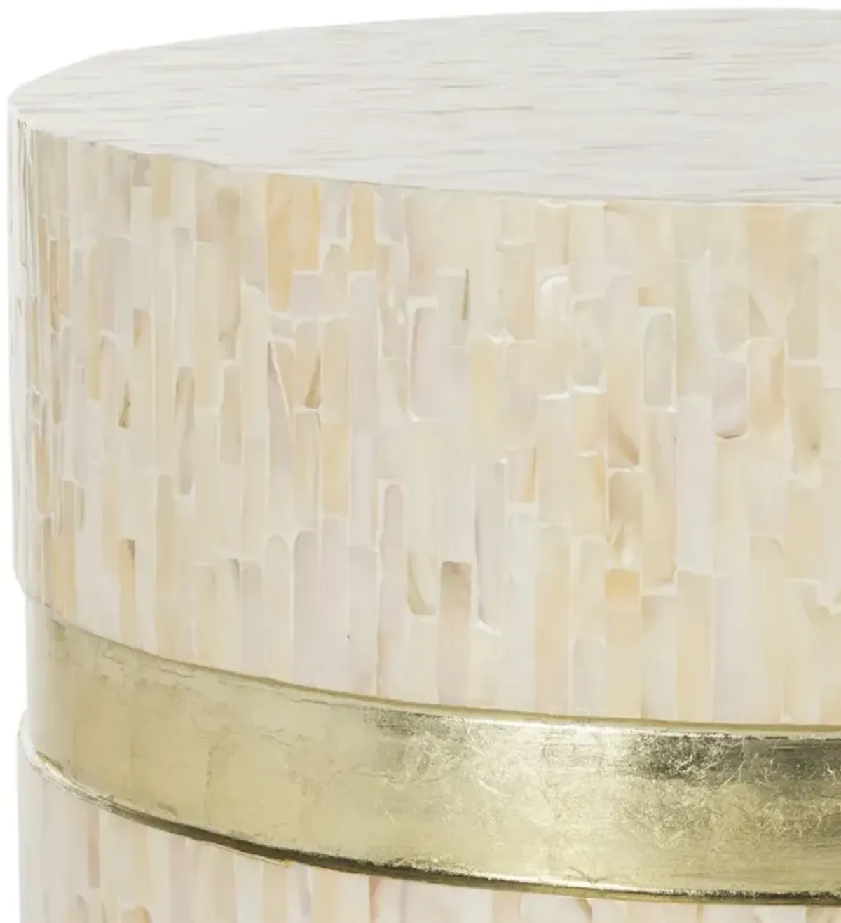 PERLA MOSAIC ROUND SIDE TABLE