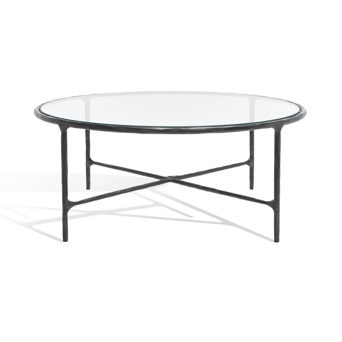 Jessa Round Metal Coffee Table