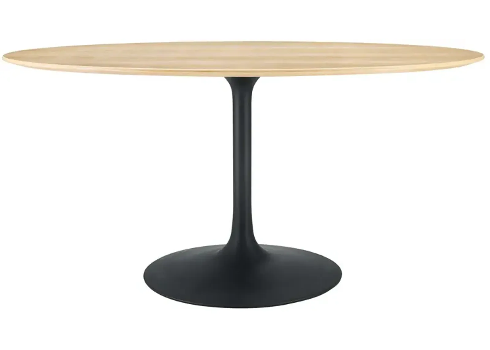 Lippa 60" Oval Wood Grain Dining Table