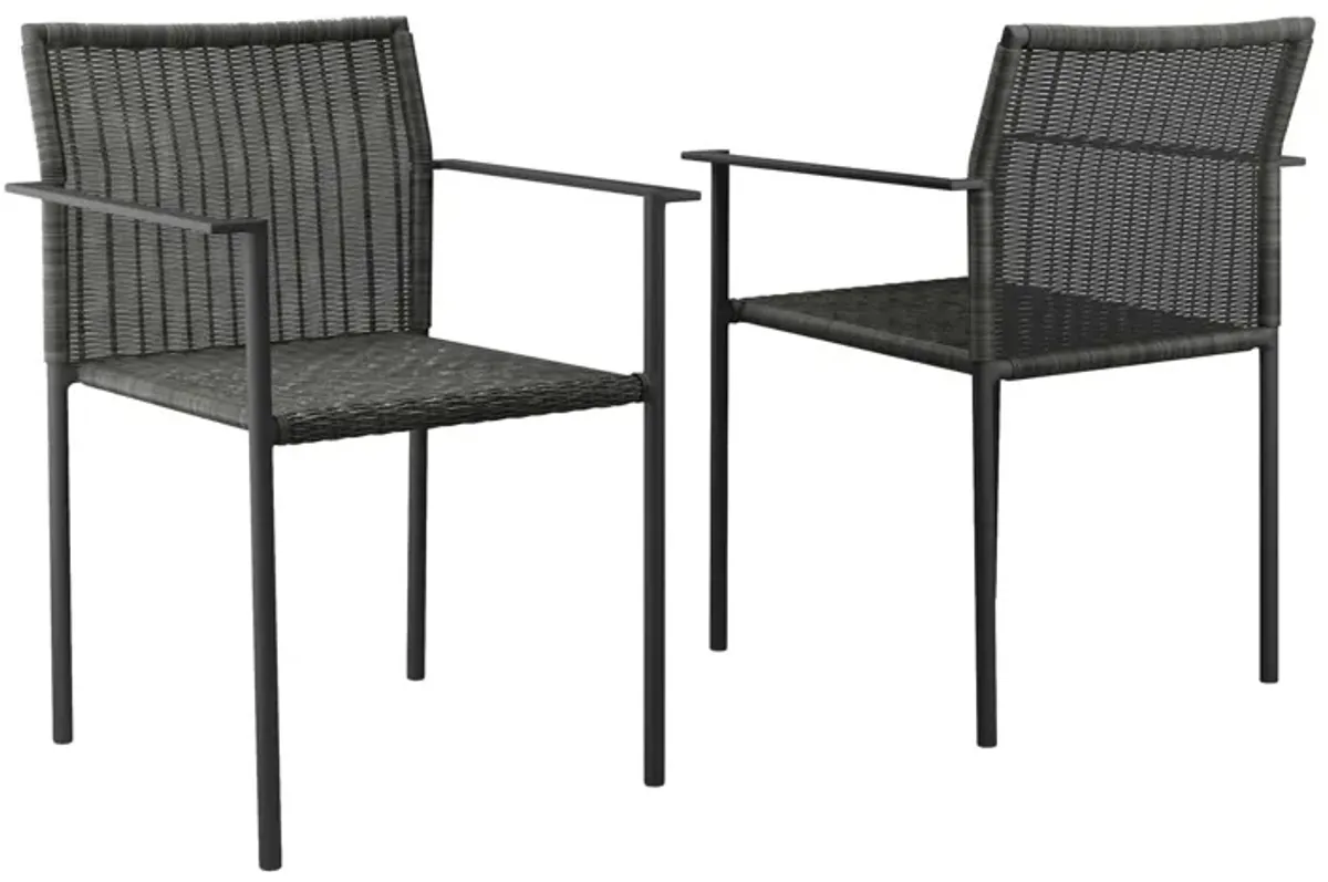 Lagoon Outdoor Patio Dining Armchair - Set of 2