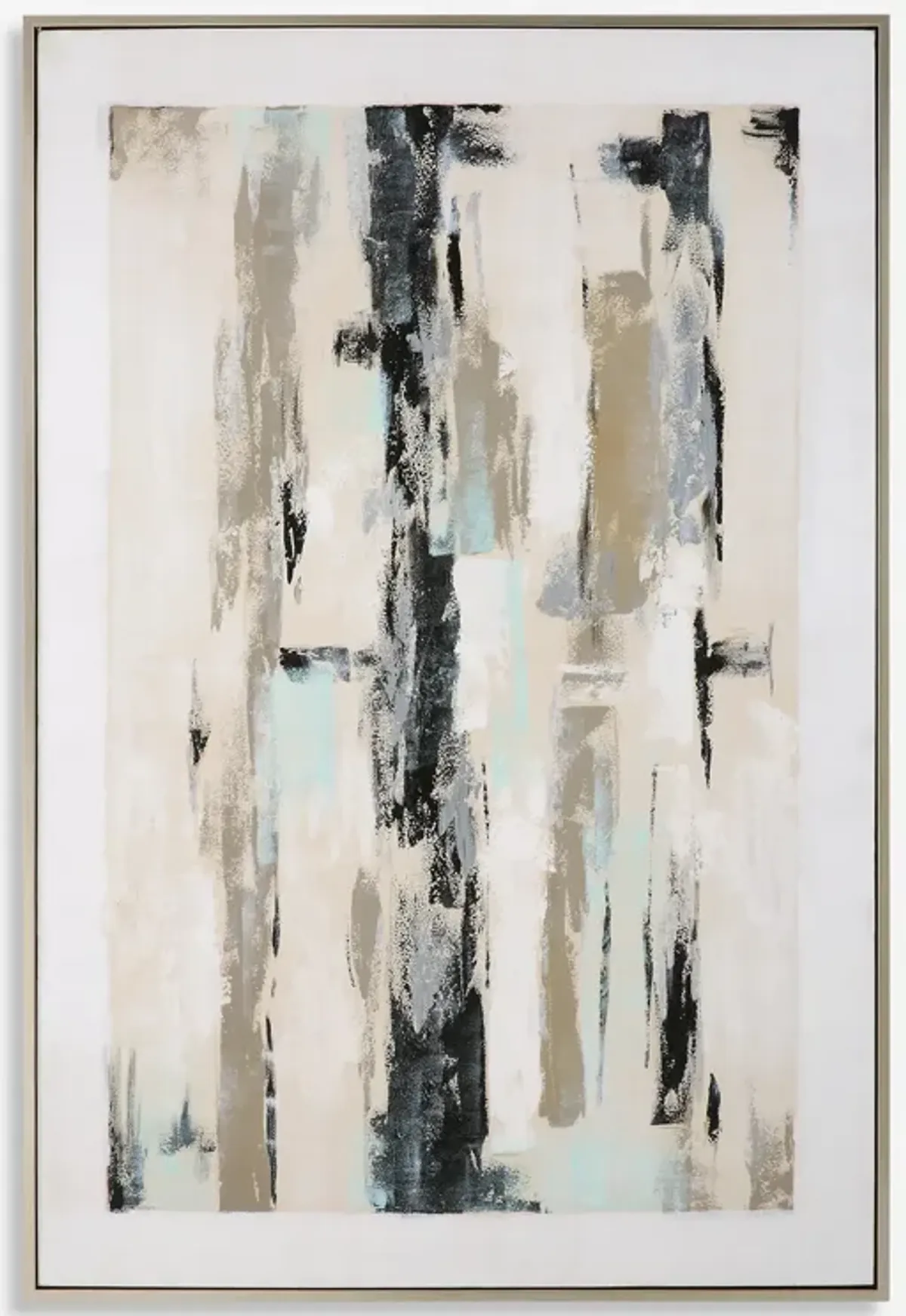 Placidity Hand Painted Abstract Art