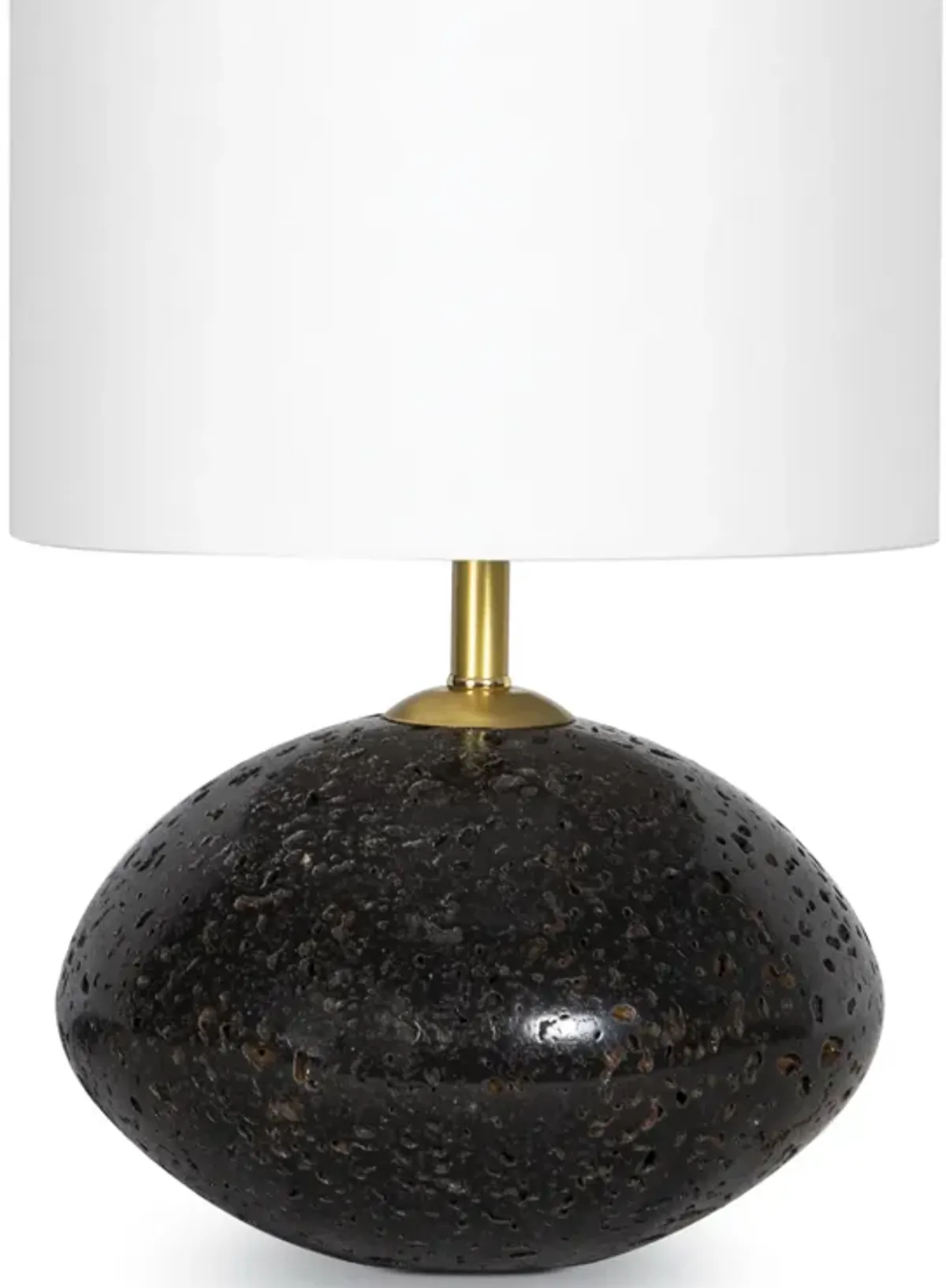 Nyx Travertine Mini Lamp (Black)