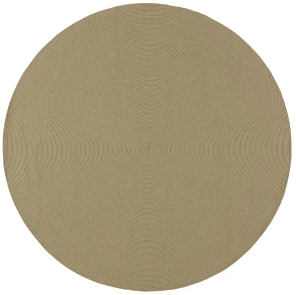 BRAIDED Hand Woven 6' x 6' Round area rug