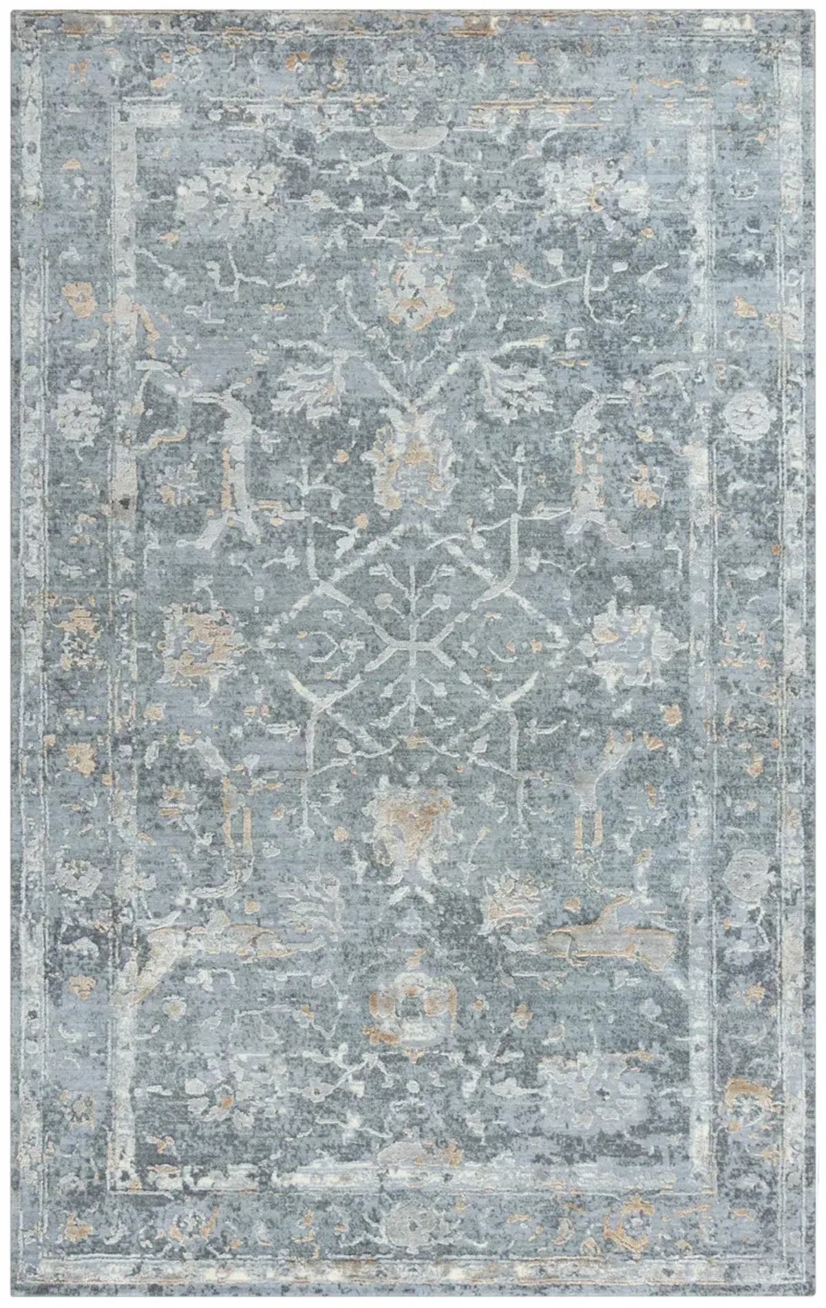 Artistry Gray Classic NZ Wool/Tencel Blend 8' x 10' Rectangle Rug