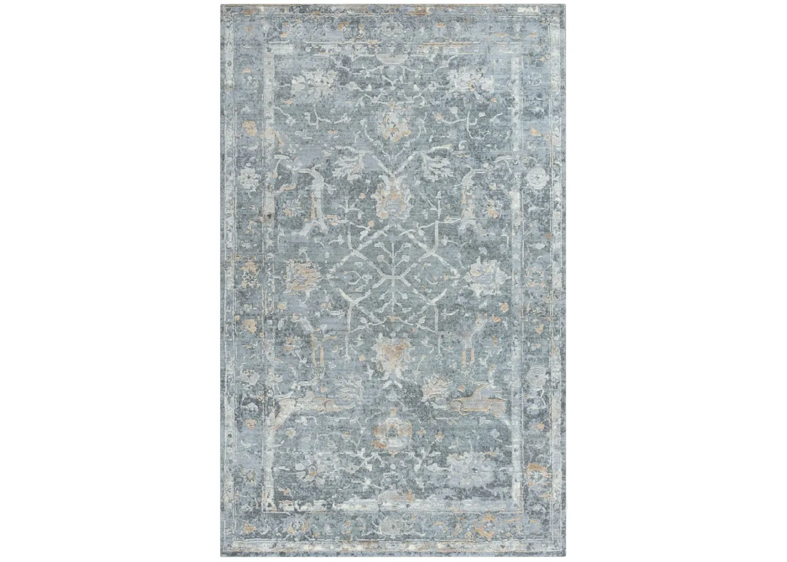 Artistry Gray Classic NZ Wool/Tencel Blend 8' x 10' Rectangle Rug