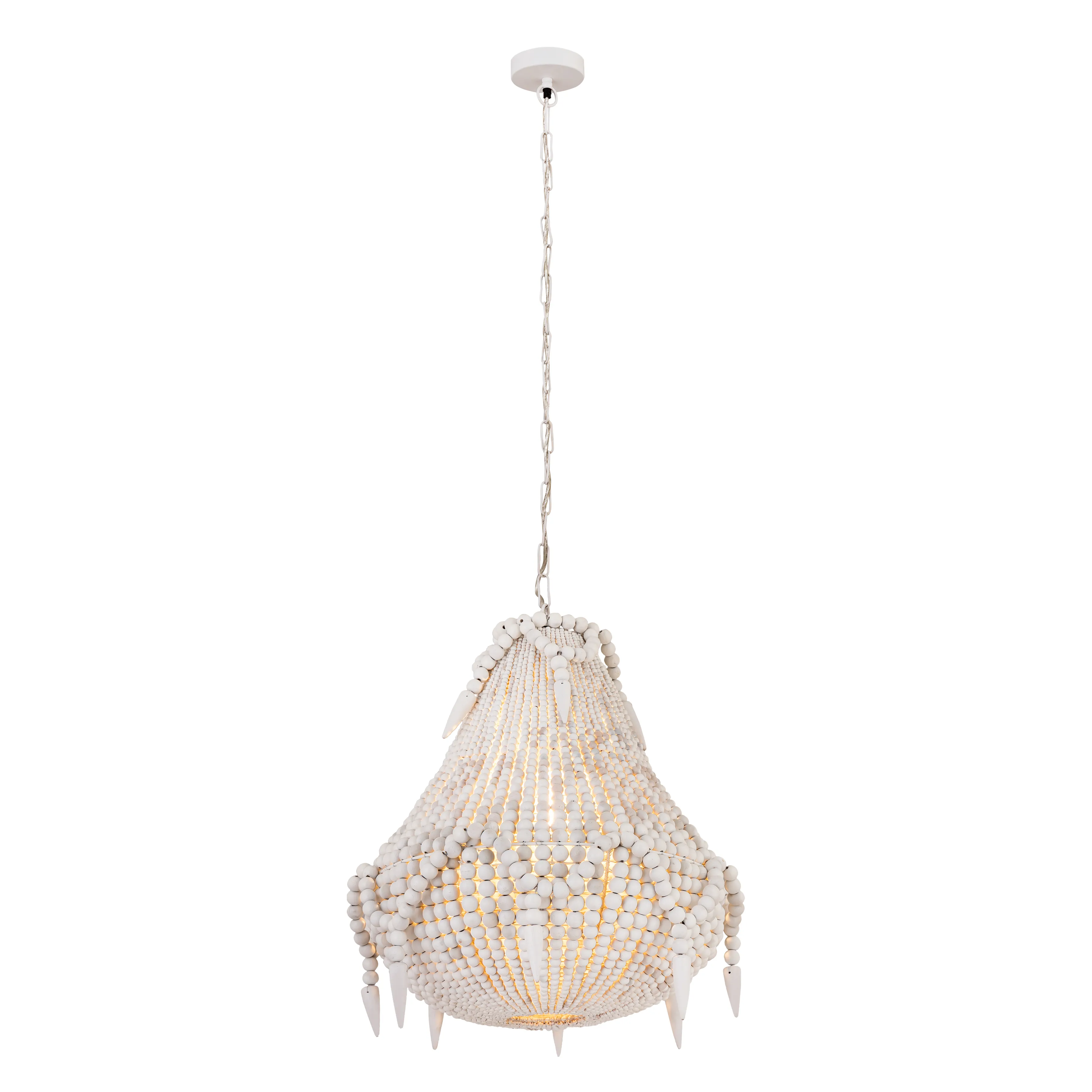 Phoebe Grove 18" Wide 1-Light Pendant - White