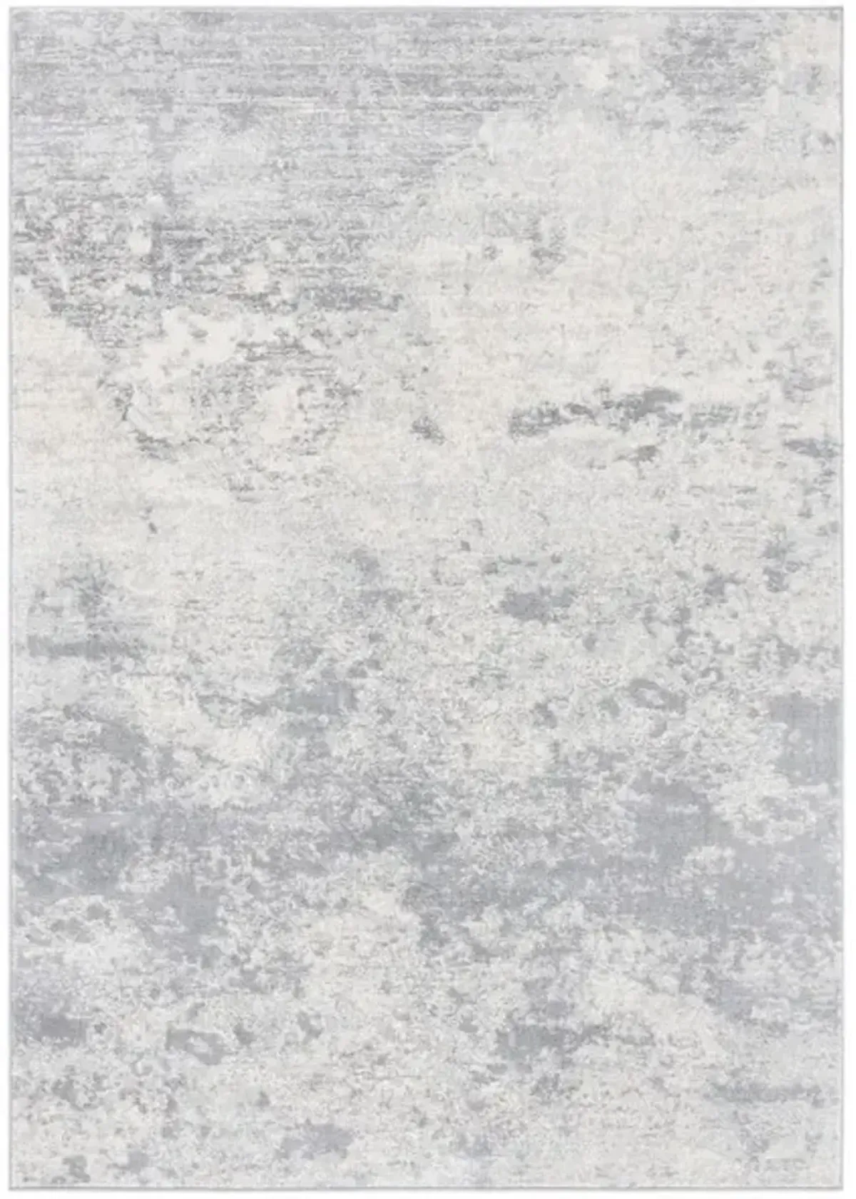 Brentwood 822 Grey / Ivory 9' X 12' Large Rectangle Powerloomed Rug