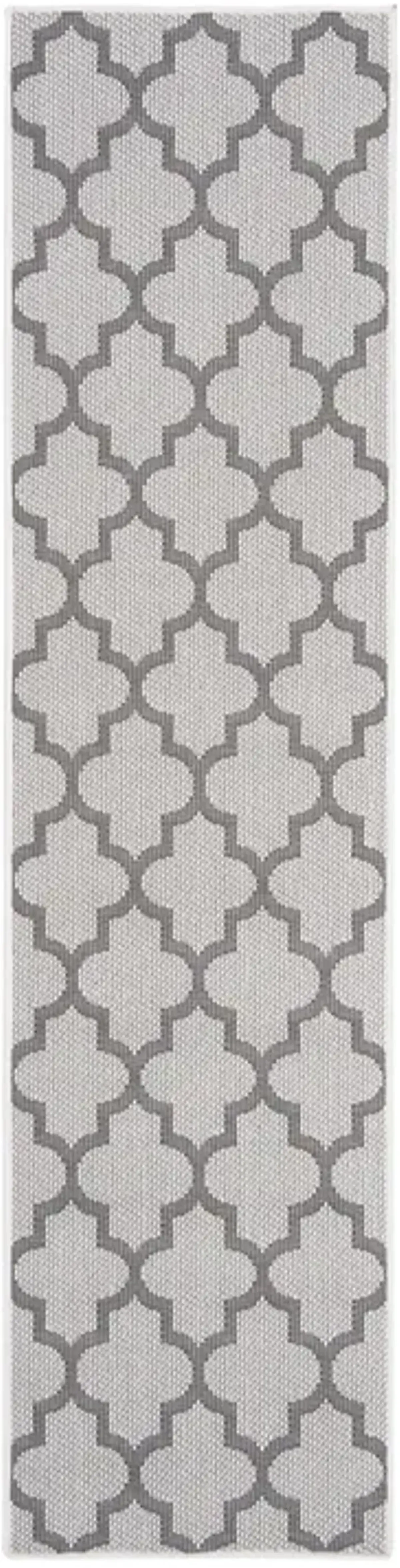 Safavieh BERMUDA 800 Collection BMU804B-28 Ivory / Grey 2' X 8'