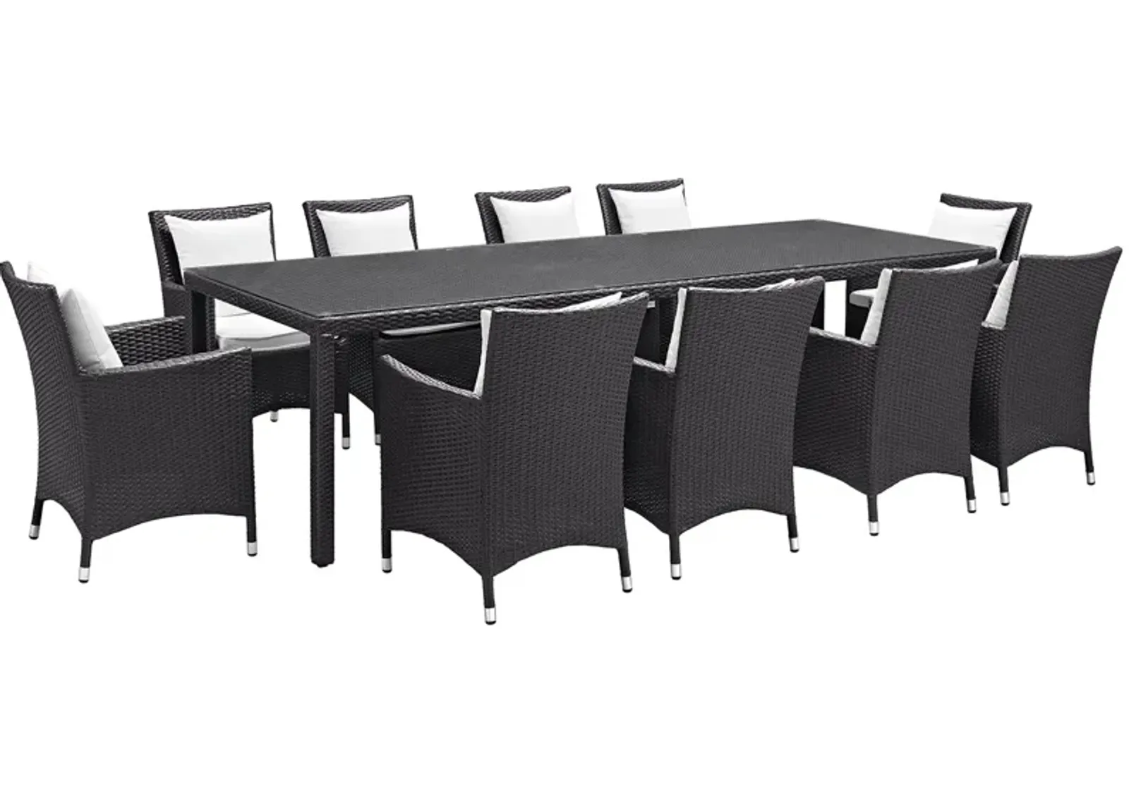 Convene 11 Piece Outdoor Patio Dining Set