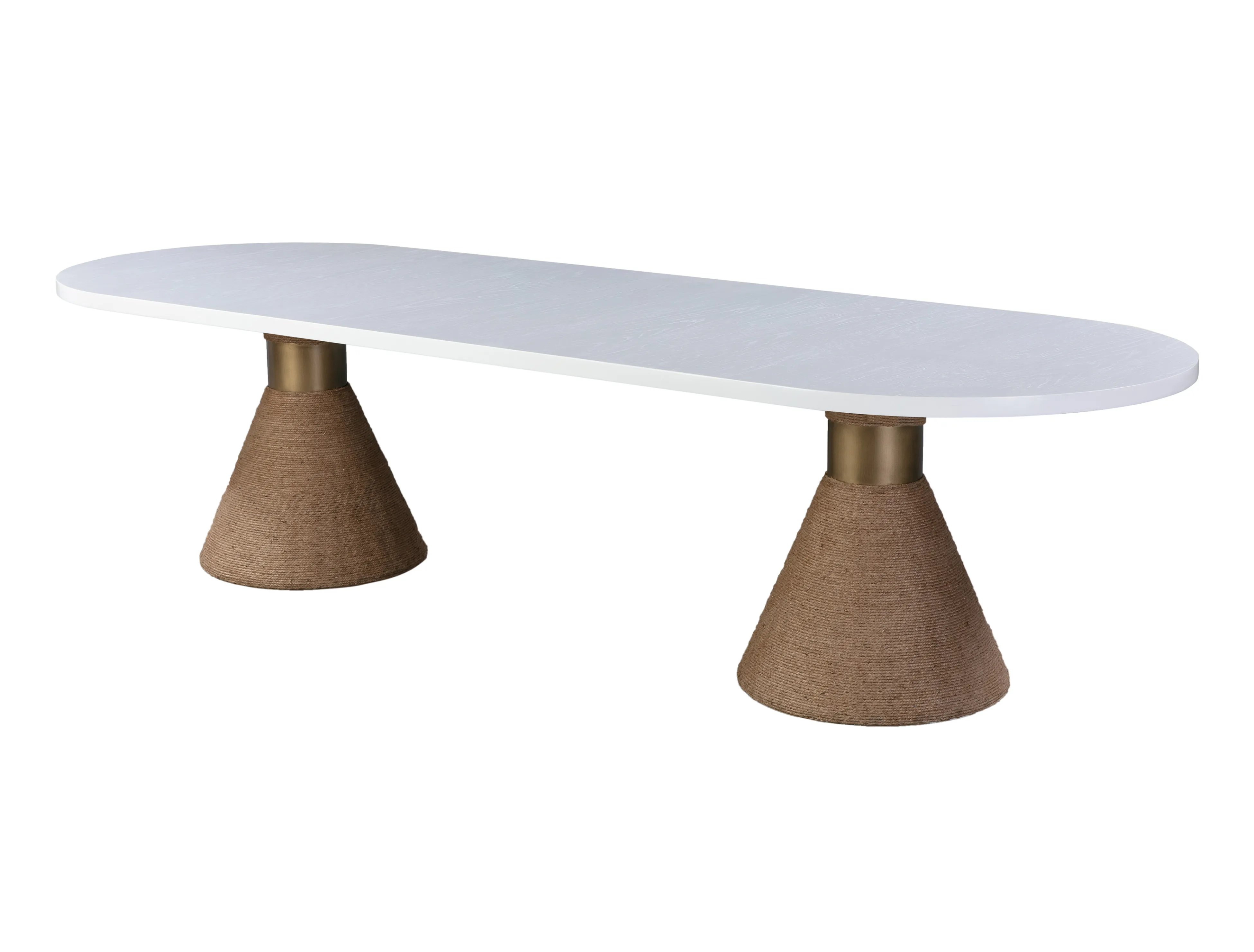 rishi natural rope oval table