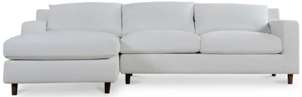 Hutton Left Sectional White