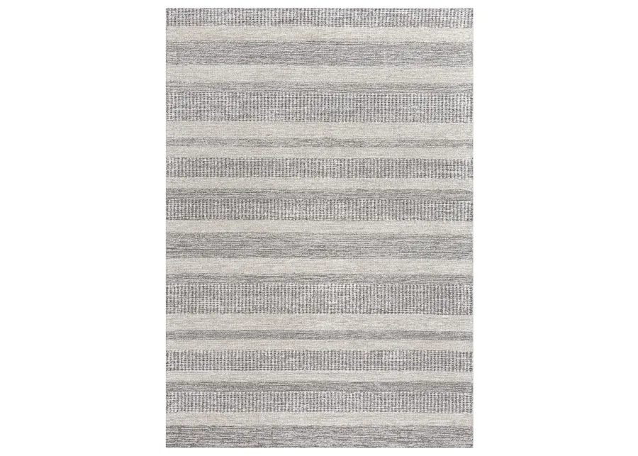 Taylor Brown/Natural  Wool 7'9" x 9'9" Rectangle Rug