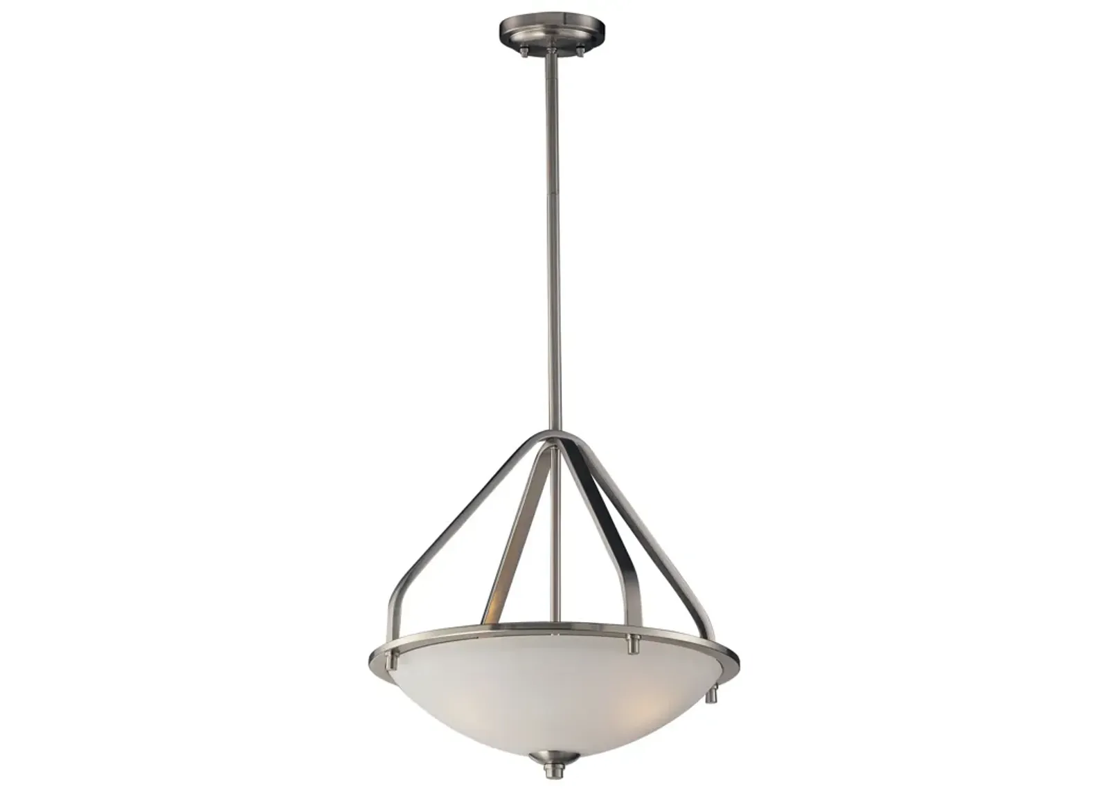 Mayfield 17" Wide 3-Light Pendant - Brushed Nickel