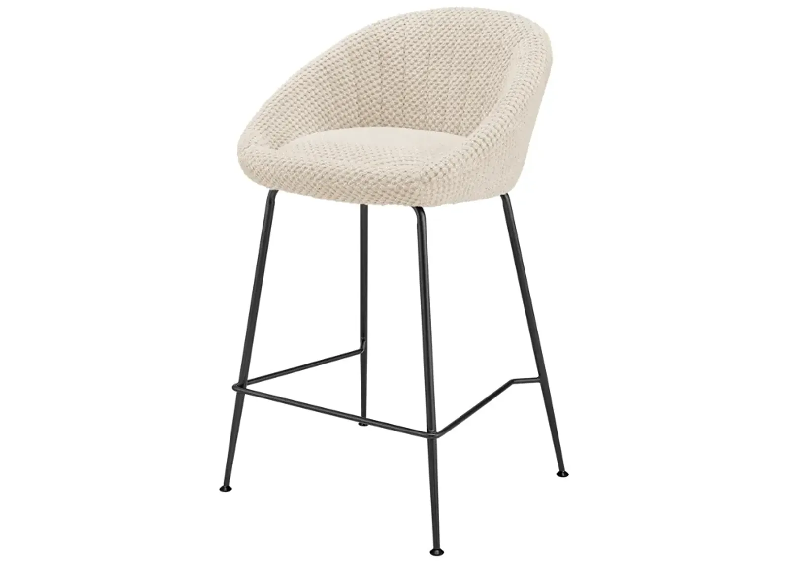 Watson KD Fabric Counter Stool, Georgia Cream