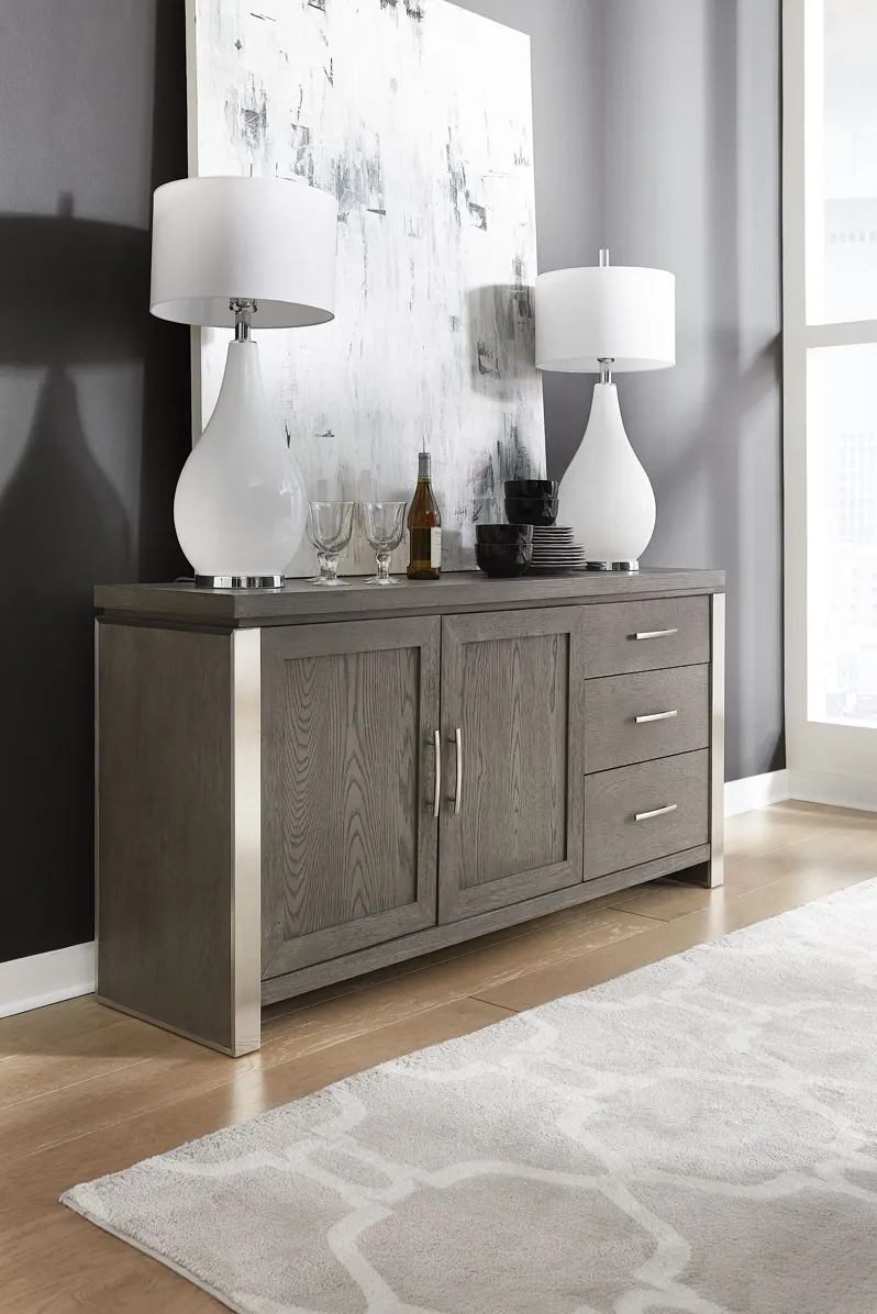 Plata Sideboard in Thunder Grey