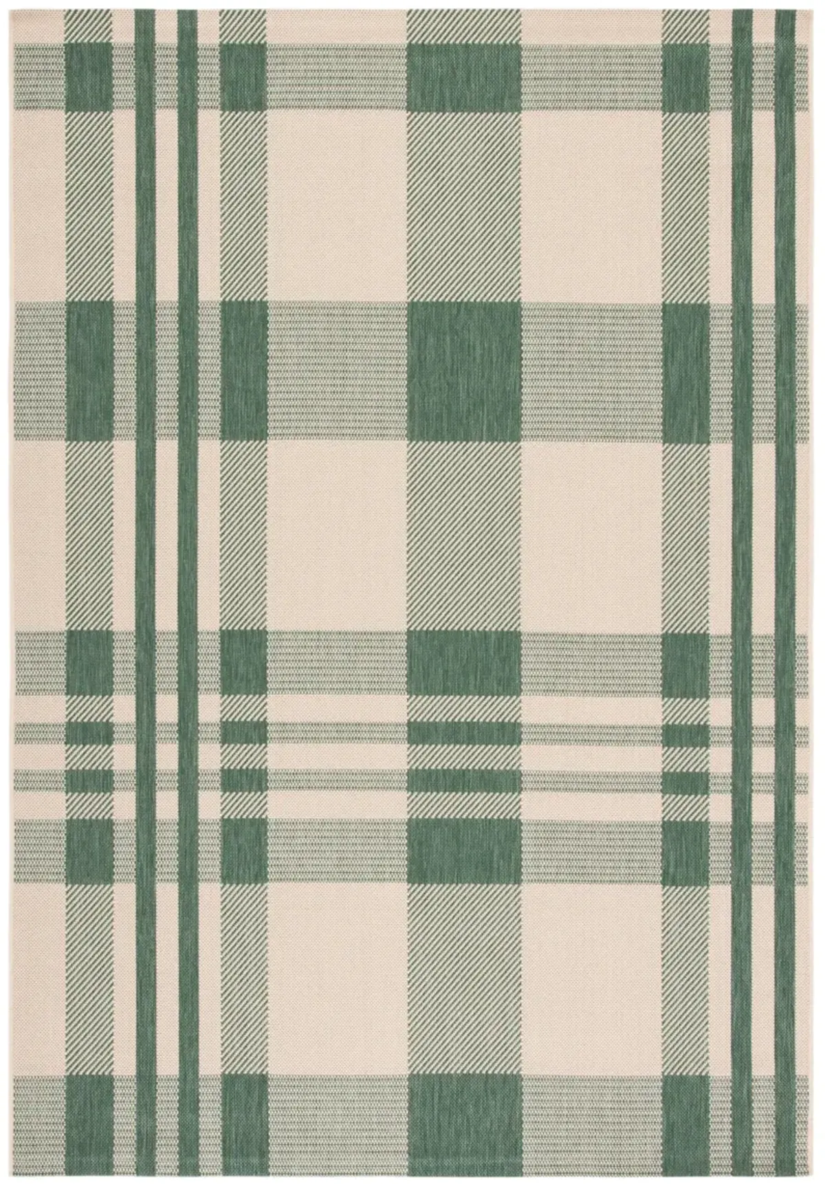 COURTYARD 6201 GREEN  2'-3' x 4' Accent Rug